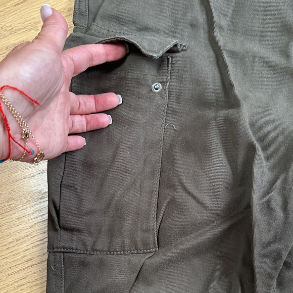 Men's Forest Colored Cargo Pants Size 34 - Picture 4 of 7